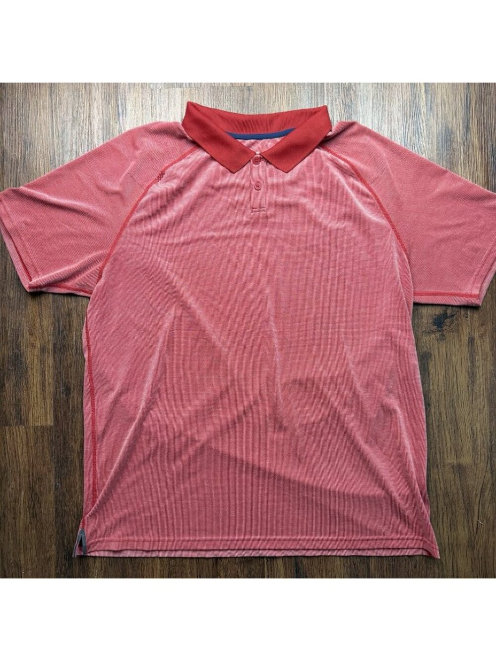 Rhone Polo Shirt Mens 2XL Red Performance Stretch Golf Short Sleeve